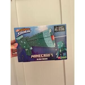 Nerf super soaker Minecraft glow squid spray toy